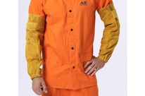 Golden leather welding sleeves 48 cm