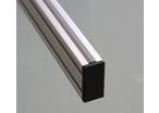 End Cap 20x40 6 mm slot profile - Black