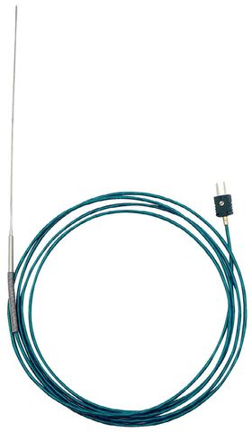 K Thermocouple temperature probe with deformable sleeved contact tip with cable: SFKI