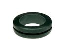 HELAVIA® standard grommets DA in black polychloroprene rubber (Neoprene)