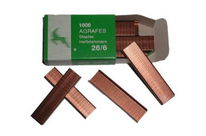 26/6 Coppered Staples - Box of 1000 Staples : Ag2661M