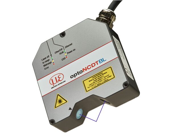 High precision Blue Laser displacement sensor | optoNCDT 2300-2DR