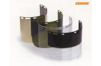 Protection visors for half caps and hardhat attachments