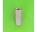 Nuts : Hex Nuts - Hex Coupling Nut, 3D&quot; - Coupling Nut, 3D, A4 Stainless Steel DIN 6334