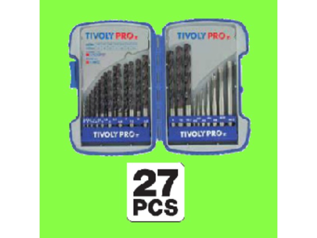 Tools : Coffrets d'Outillages - COFFRET 20 FORETS+ 7 TARAUDS ANTI-CHOC HAUTE RESISTANCE