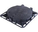 Manhole cover : PAMREX 800 Safety square frame ventilated