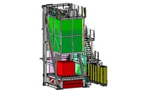 Bell type furnace for the Metallurgy