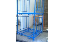 Pallet with slatted sides