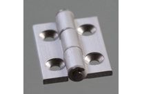 Aluminium hinge for profiles with 6mm slot