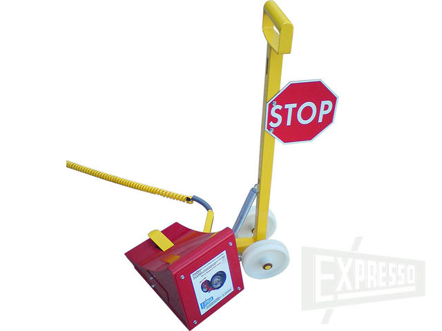 Electric Wheel Chock with eccentric lever