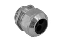 Cable glands nickel-plated brass with multi duct inserts