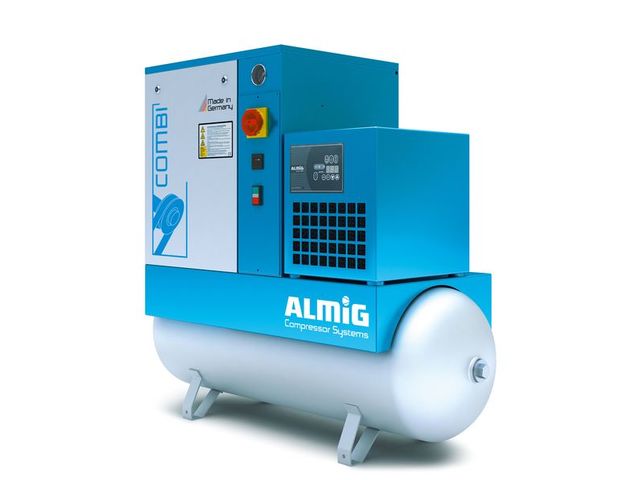 COMBI series screw compressor – the compact and quiet compressed air station