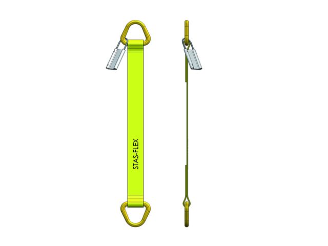 Polyamide STAS FLEx web sling - Web-trap fitting double thickness