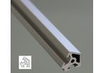 Aluminium Profile 6mm Slot 20x20 Angle 60°