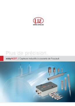 Inductive sensors (eddy current) for displacement, distance & position 