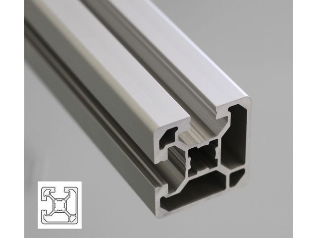 Aluminium profile 40x40 10mm slot