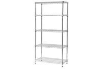 Multipurpose Storage Metal Shelf 5-tier H.150 cm