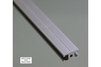 Flat Aluminium Profile 6mm Slot 20x10