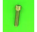 Hex Socket Screws : Hex Socket Round Head - 8.8 Steel Yellow Zinc - Hex Socket Round Head Screw, Yellow Zinc 8.8 Steel, Fully Threaded, DIN 912