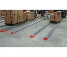Free rollers module at ground, pallets move when pushing ( 800 or 1200 MM wide).