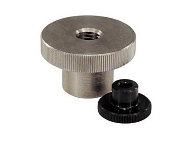 High Knurled Nuts in steel and stainless steel to DIN 466 06110