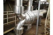 ASET tube land shell exchangers