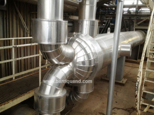 ASET tube land shell exchangers
