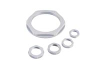 Conical lock nuts in Polyamide 6 with 30% glass fibre : PLIO-CEC