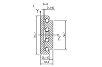 Rail linear rails Steel E98