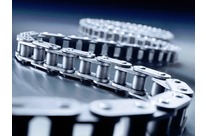 Roller chain with straight side plates