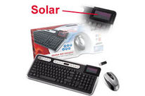 Wireless desktop keyboard  SlimStar 820 Solargizer