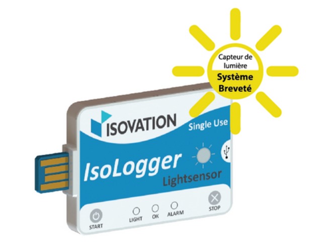 Temperature recorder (temperature 15 °C - 25°C)  : ISOLOGGER®