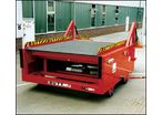 Electrical/hydraulic sliding-adjustable ramp