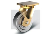 Steel wagon wheels with clevis plates: Series S LAK / BAK 1700 - 10000 kg