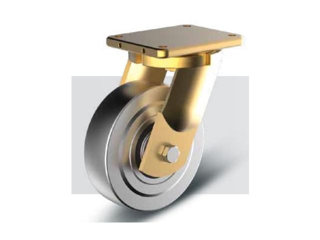 Steel wagon wheels with clevis plates: Series S LAK / BAK 1700 - 10000 kg