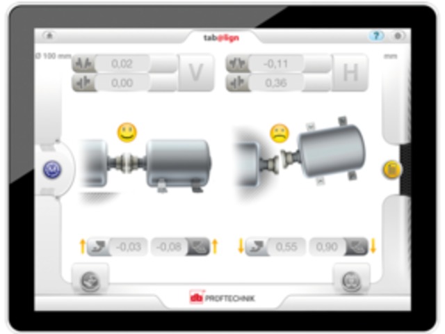 Application for laser shaft alignment : TAB@lign
