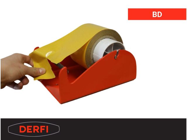 Manual unwinder for adhesive reels