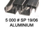SP 19 - 1/4 Aluminium Staples - Box of 5000 Staples : AgSP19A5M