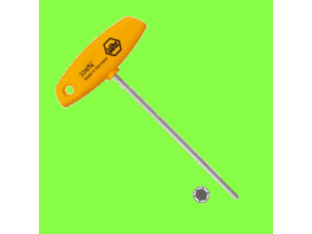 Wiha : WIHA- Clés Mâles - Clés Mâles Classiques, en Pouces - Clé Mâle Six Pans avec Manche en T Classic