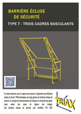 Safety gate / pallet gate type T