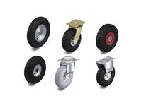 Wheels and castors with pneumatic tyres