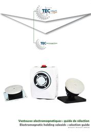 Electromagnetic holding soleoids : selection guide