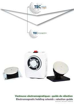 Electromagnetic holding soleoids : selection guide