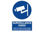 Video surveillance sign + picto