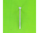 Self-tapping Screws : Self-drilling Screws - Round Button Head, Cross-Head - Self-drilling, Round Head, Phillips, White Zinc Steel, DIN 7504M