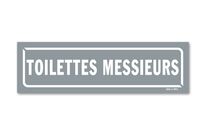 Men’s toilet sign - Grey background
