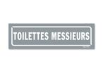 Men’s toilet sign - Grey background