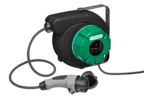 Load green vehicle- Automatic cable reels supplied inside the WALL BOX (3,7 kW)