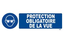 Mandatory sight protection sign