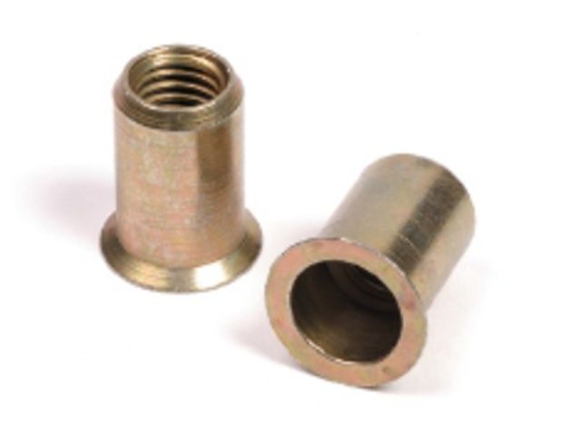 "AMSERT" thin countersunk head embedded nuts